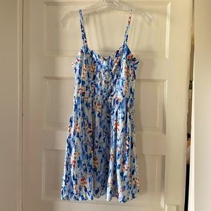 Express Patterned Short Dress